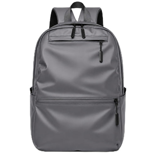 Laptop Backpack with USB Charging Port, Lightweight Nylon Multi-Pocket Large Capacity Bag for Work, School, University and Travel, Men and Women (Grey)