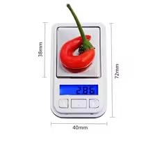 Digital Pocket Scale 200g x 0.01g, Mini Precision Jewelry Scale with LED Display and Protective Cover for Gold, Silver, Diamonds, Coins and Small Items, Black and Silver - image 4