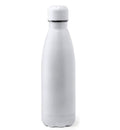 Water Bottle 500ml, Vacuum Insulated Stainless Steel Flask with Leakproof Lid, Double-Wall Design and Wide Mouth for Hot and Cold Drinks, Gym, Office and Travel, White - image 1