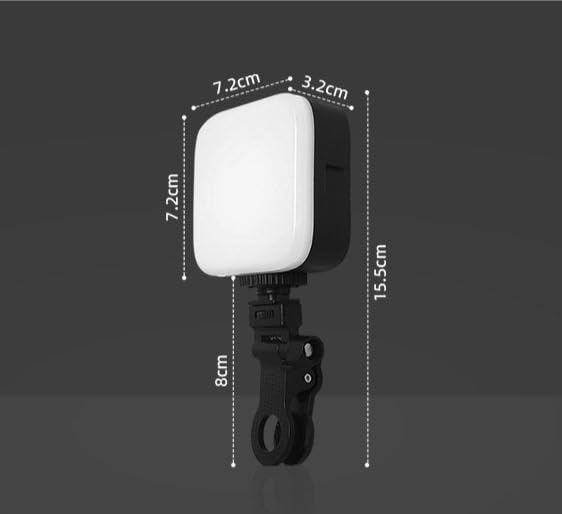Selfie Light for Phone, Rechargeable Clip-On LED Video Light with 3 Lighting Modes, Adjustable 3000-6500K Portable Fill Light for Laptop, Video Calls, Makeup, Photos and Vlogging, M-88 - image 6
