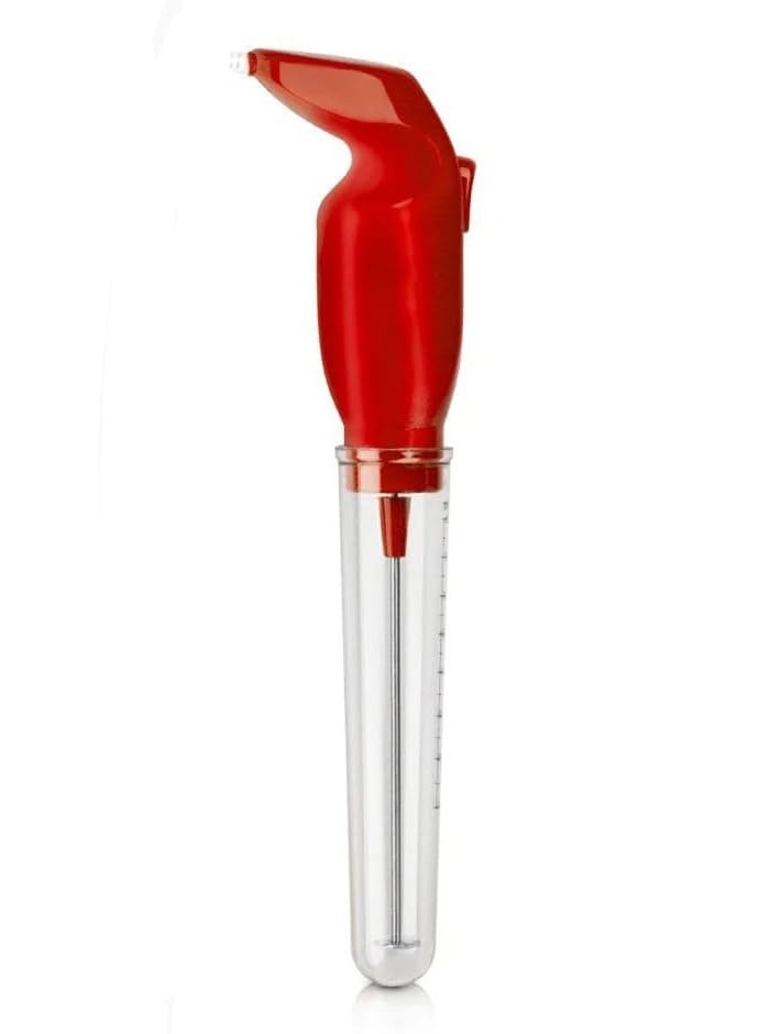 Milk frother handheld, Electric mini mixer for coffee drink, Foam Maker, Durable and Electric coffee hand mixer, 45W Motor, 80ml Capacity, Stainless Steel & Plastic Design, 2023-15 (Red) - image 1