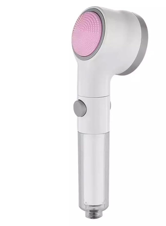 Shower Head, High Pressure Handheld Sprayer with Removable Filter, Pause Switch, Multiple Spray Modes and Tool-Free Installation for Bathroom, White, SH-933 - image 1