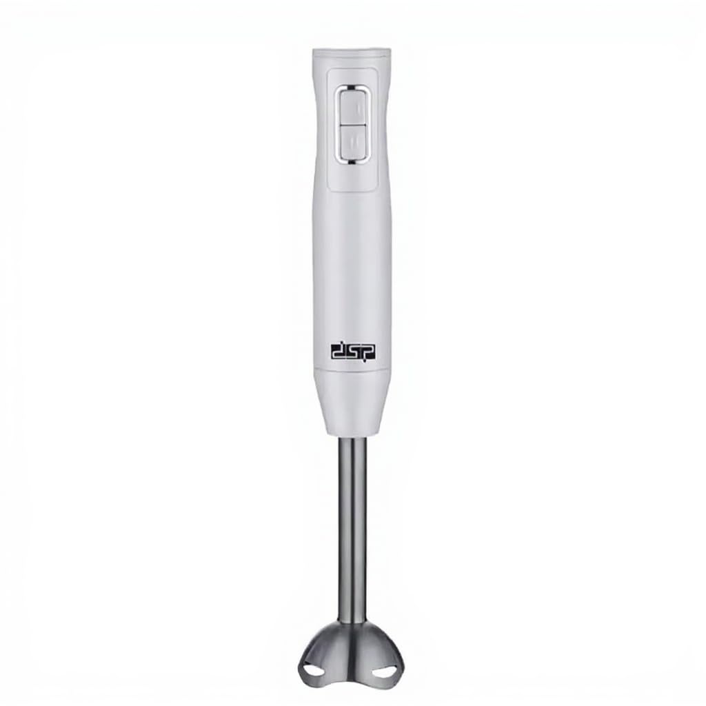 Hand Blender 250W, 2-Speed Immersion Stick Mixer with Full Copper Motor, Detachable Stainless Steel Shaft and Blade for Soups, Sauces and Baby Food, White, KM1031 - image 1