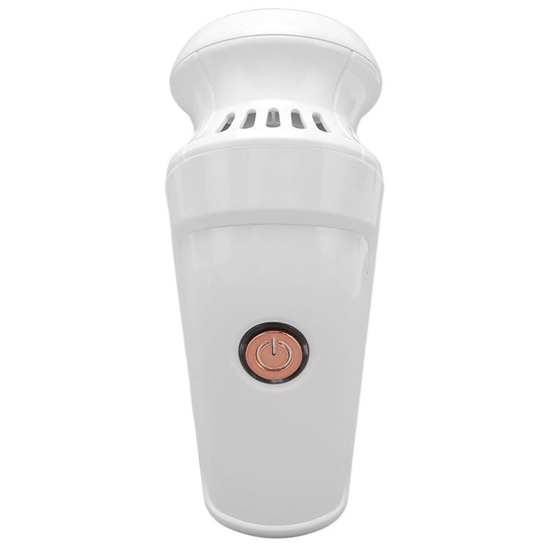 Callus Remover for Feet, Foot File with Removable Roller Head, Compact Pedicure Tool for Dry Hard Skin on Heels and Soles, WG-106, White - image 1
