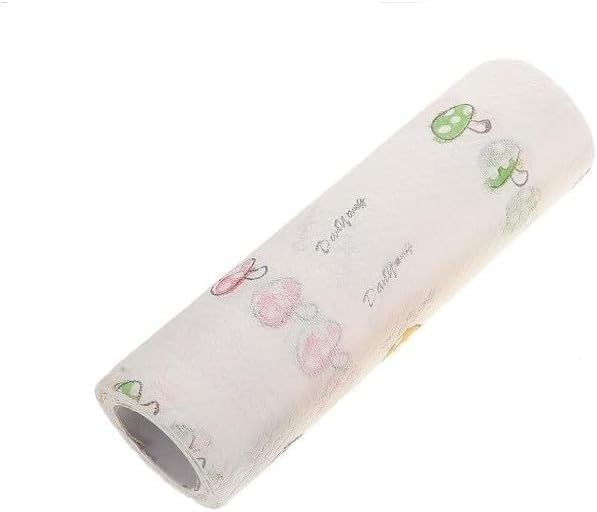 Wipes Roll – Reusable Heavy Duty Lint Free Kitchen Cleaning Cloths, Extra Absorbent Washable Towels For Home Use, 50 Pcs (White, Mushroom) - image 1