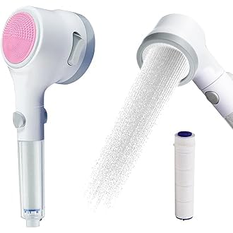 Shower Head with Filter, High Pressure Handheld Shower Head with Pause Switch, Removable Multi-Functional Bathroom Sprayer, Easy-Install ABS Design - image 1