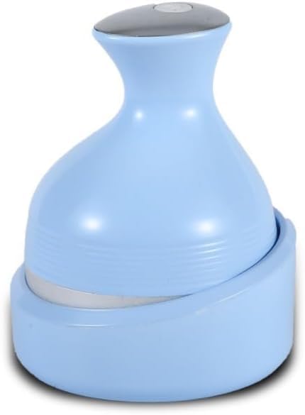 Scalp Massager Electric Head Massager with 4 Kneading Heads, 4 Speed Modes, Handheld Portable for Relaxation and Full Body Massage (Blue) - image 1