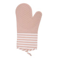 Oven Mitt, Silicone Heat-Resistant Kitchen Glove with Non-Slip Grip and Soft Cotton Lining, Washable Pot Holder for Baking, Cooking, BBQ and Hot Trays, Pink, 1 Piece - image 1