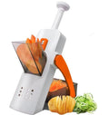 Vertical Chopper, Vegetable Chopper, Multifunctional Food Chopper, Safe Slicer for Kitchen, Vegetable Fruit Meat Cutter with Container, French Fry Cutter, SR-266 (Orange) - image 1