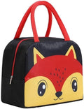 Lunch Bag for Kids 1.5L, Insulated Leakproof Cooler Tote with Carry Handle, Foldable Thermal Food Storage Bag for School, Picnic, Beach and Travel, Car Print, Black - image 1
