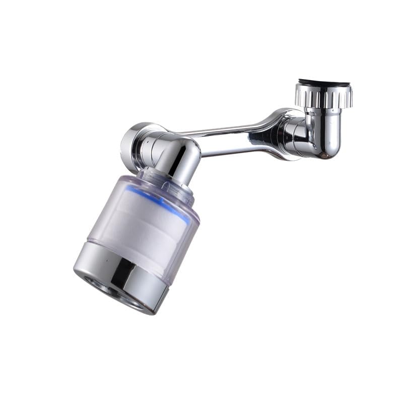 Faucet Extender 720 Degree Rotating, Dual-Mode Sink Aerator with Built-In Filter, Adjustable Anti-Splash Tap Nozzle for Kitchen and Bathroom, ABS - image 1