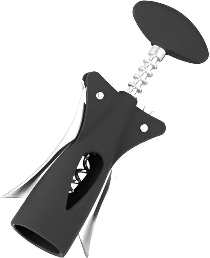 Winged Corkscrew Wine Opener - Manual Bottle Opener Corkscrew with Wing Handle, Heavy Duty Stainless Steel Cork Openers for Party, Bar Tools & Home, Bar Accessories, XD-84 - image 1
