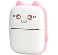 Mini Thermal Printer, Bluetooth Pocket Printer with Inkless Monochrome Printing for Photos, Notes, Labels and Stickers, Rechargeable, Android and iOS (Pink) - image 1