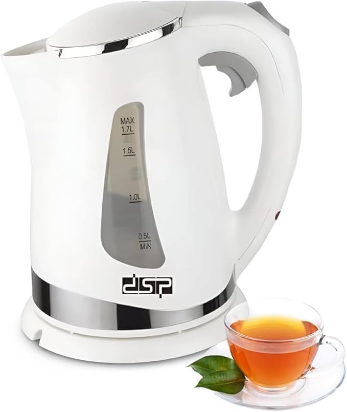 Electric Kettle 1.7L 2200W, Stainless Steel Fast Boil Water Boiler with Auto Shut-Off, Boil-Dry Protection, LED Indicator, Safety Lock Lid and 360° Cordless Base, KK1110 - image 1