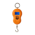 Digital Luggage Scale Portable Hanging Scale 50kg Backlit LCD Hook Weight Electronic Travel Home (Orange) - image 1