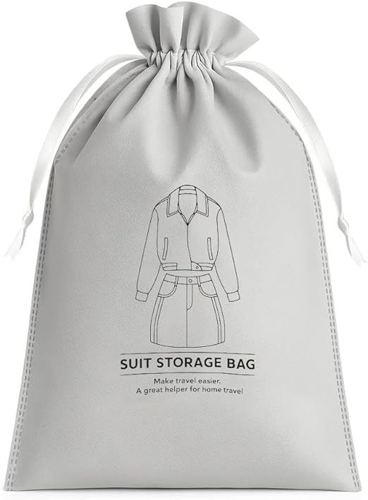 Storage Bag for Clothes 35 x 47 cm, Suit Travel Organizer, Dust-Resistant Packing Bag for Folded Garments, Blankets and Towels, Home Wardrobe and Luggage Use (Beige) - image 6