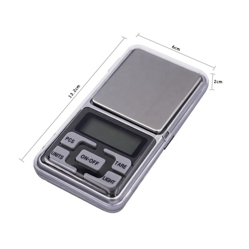 Digital Pocket Scale 200g x 0.01g, Mini Precision Jewelry Scale with Stainless Steel Platform for Gold, Silver, Coins and Small Items, Silver - image 3