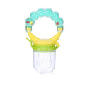 Fruit Feeder Pacifier - Silicone Teething Feeder, Bpa Free, Anti-Choking with Dust Cover and Stand for Fruit and Vegetable Feeding (Green) - image 1