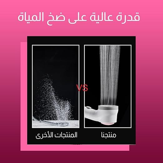 Shower Head with Filter, High Pressure Handheld Shower Head with Pause Switch, Removable Multi-Functional Bathroom Sprayer, Easy-Install ABS Design - image 3