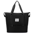 Travel Bag Foldable, bags for women, bags travel, Gym Bag, Large Capacity Waterproof Gym and Sports Bag with Handle (Black) - image 1