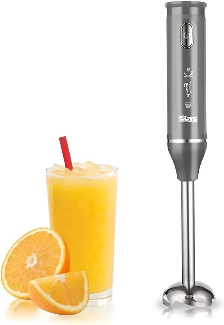 Hand Blender 200W, Electric Immersion Stick Blender with Full Copper Motor, 304 Stainless Steel Blade, Single Speed and Detachable Shaft for Soups, Sauces and Smoothies, KM1094 - image 1