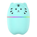 Humidifier Mini Portable 220ML USB Air Humidifier Aroma Oil Diffuser with Night Light, Quiet Mist for Home Office Car Bedroom, Blue - image 1