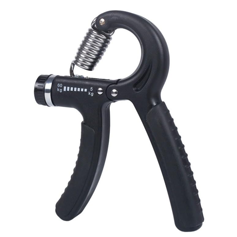 Hand Grip Strengthener, Adjustable Resistance Grip Trainer for Forearm, Wrist and Finger Exercise, Portable Hand Exerciser for Men and Women, Black - image 1