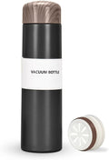 Thermal Mug 250 ml, Vacuum Insulated Stainless Steel Travel Coffee Cup with Leak-Resistant Lid, Double-Wall Compact Bottle for Hot and Cold Drinks, Office, Car and Travel (Black) - image 1