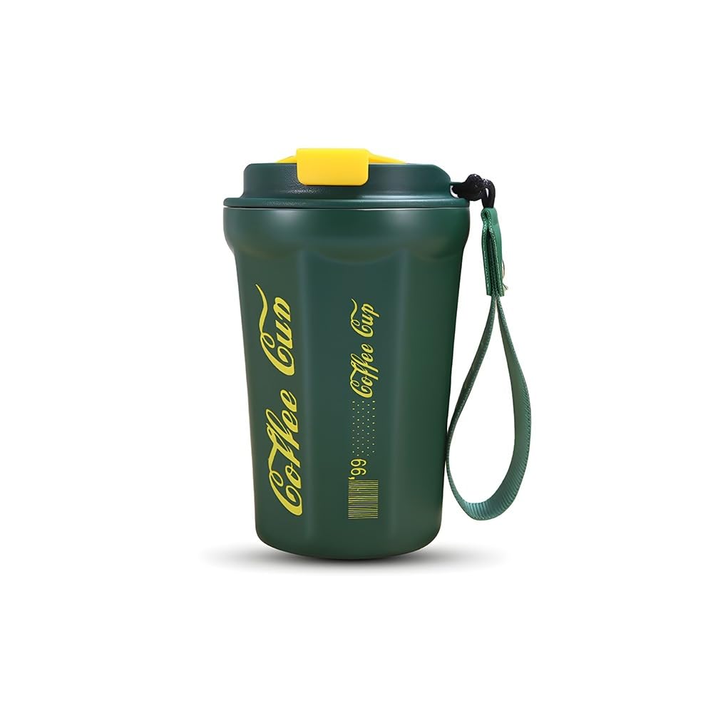 Travel Mug, 304 Stainless Steel Vacuum Insulated Coffee Cup with Leakproof Lid for Hot and Cold Drinks, Reusable Thermal Mug for Office, Car, Travel and Outdoor Activities (Green) - image 1