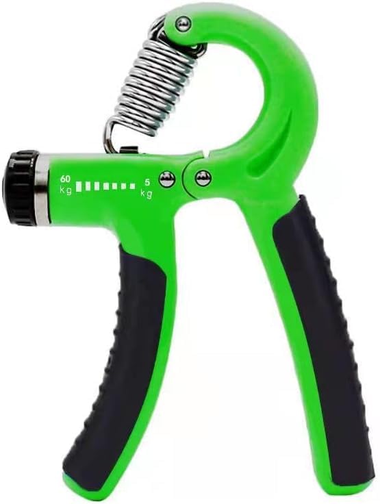 Hand Grip Strengthener, Adjustable Resistance Hand Exerciser for Forearm, Wrist and Finger Training, Portable Grip Trainer for Home, Office and Gym, Green - image 1