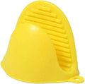 Mini Oven Gloves Silicone Heat Resistant Pinch Mitts 2 Pairs Kitchen Potholders For Cooking Baking Handling Hot Trays Pots Pans Non Slip Compact Design N65 (Yellow) - image 1