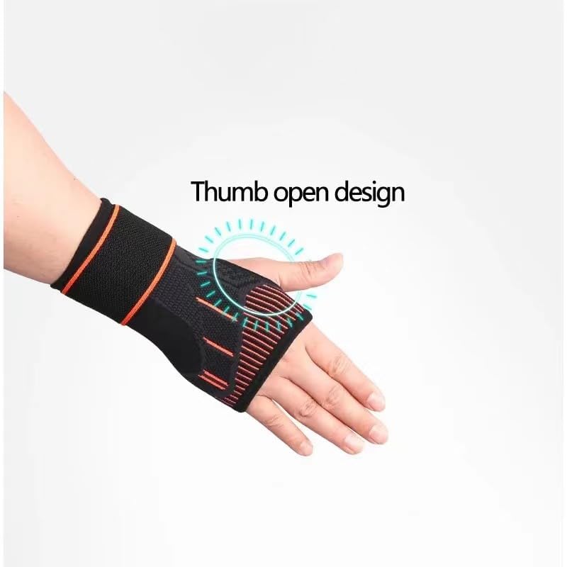 Wrist Support Brace, Adjustable Compression Wrist Wrap for Gym, Fitness and Strength Training, Breathable Elastic Palm Support, Stable Fit - image 3