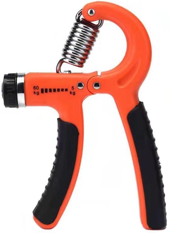 Hand Grip Strengthener – Adjustable Resistance Grip Trainer, Forearm Exerciser, Finger Hand Exerciser Set, Wrist & Rehab Training for Home & Therapy (Orange) - image 1