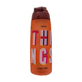 Water Bottle Kids Sports Bottle 800ml Leak Proof BPA Free Reusable with Strap for School Travel Students Picnic and Home Use (Burgundy) - image 1