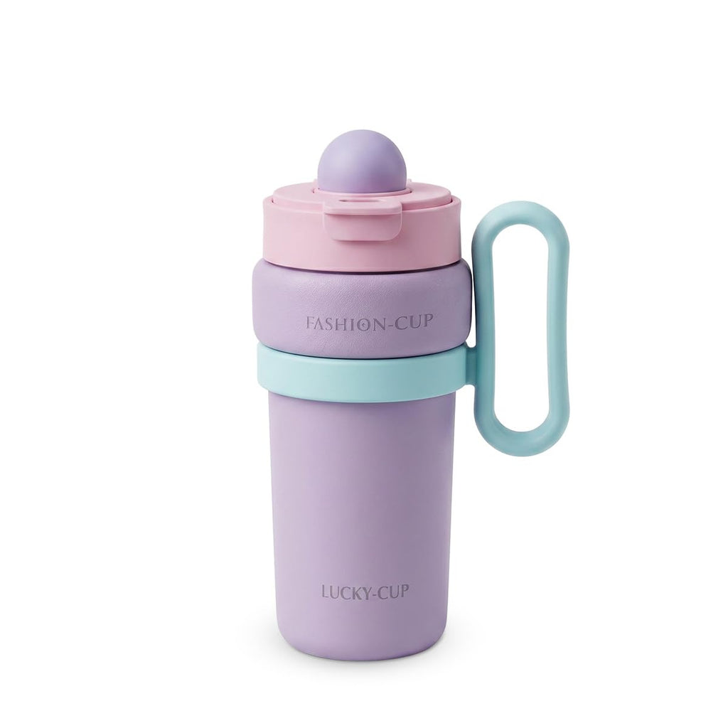 Vacuum Cup 900ml - Stainless Steel Double-Walled Travel Mug with Straw Lid & Handle, Leak Proof for Hot and Cold Drinks, BPA-Free, Portable for Office, Gym, Travel & Car Use, F-1544 (Purple) - image 1