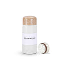Water Bottle Mini Vacuum Insulated 150ml Slim Stainless Steel Pocket Thermos Wood Grain Portable Travel Mug Leakproof for Coffee Tea Outdoor White - image 1
