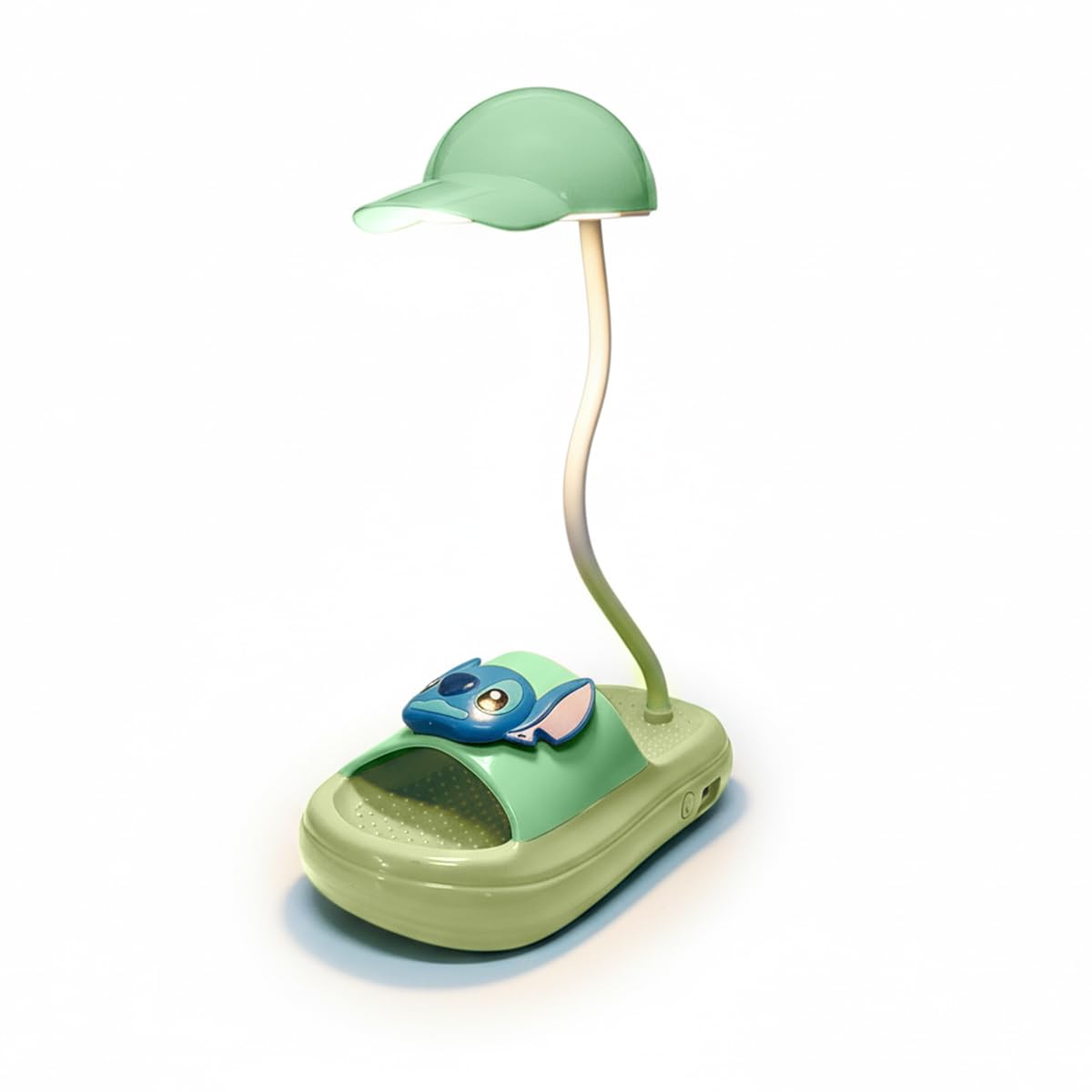 Desk Lamp LED for Study, Foldable Adjustable Reading Light with 3 Brightness Levels and Power Switch, Portable Table Lamp for Bedroom, Home Office and Bedside, Green - image 1