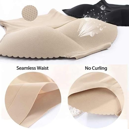 Shapewear for Women Tummy Control Seamless High Waist Butt Lifter Padded Hip Enhancer Shorts Plus Size Mesh Breathable Underwear 120-140kg Beige L - image 5