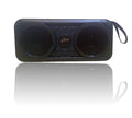 Bluetooth Speaker Portable Wireless 5W with FM Radio, Flashlight, USB and TF Card Support, Mini Music Player with Carry Handle, Black, Z165 - image 1