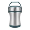 Lunch Box 1.6L Stainless Steel Insulated Food Container with Carry Handle, Double-Wall Thermal Design for Hot Cold Meals, Reusable Carrier, Work School Travel Picnic, HH-50, Green - image 1