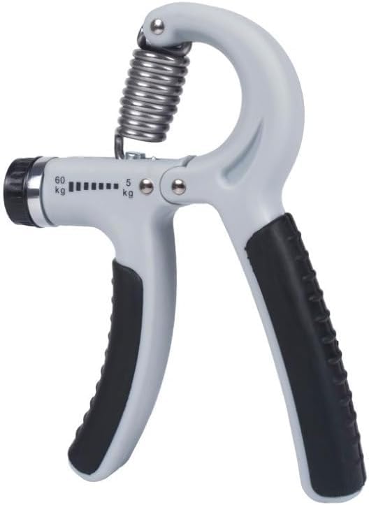 Hand Grip Strengthener, Adjustable Resistance Forearm Exerciser with Ergonomic Handles, Finger and Wrist Training Tool for Fitness, Home, Office and Gym, Grey - image 1