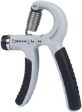 Hand Grip Strengthener, Adjustable Resistance Forearm Exerciser with Ergonomic Handles, Finger and Wrist Training Tool for Fitness, Home, Office and Gym, Grey - image 1