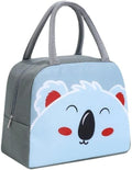 Lunch Bag for Kids, Insulated Foldable Thermal Cooler Tote with Compartments and Carry Handle for School, Travel, Picnics and Beach, Grey Car Design (Grey) - image 1