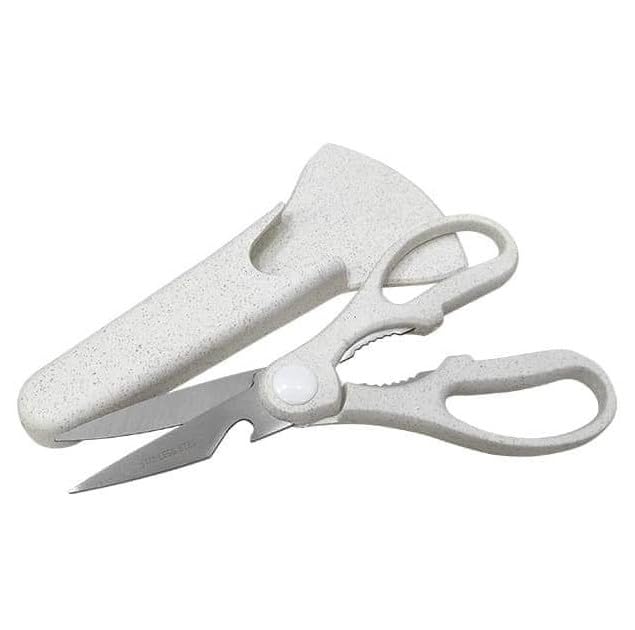 Kitchen Scissors Stainless Steel, Multi-Function Poultry Shears with Magnetic Cover, Nut Cracker, Bottle Opener and Ergonomic Grip for Chicken, Meat, Herbs and Vegetables, S-233 - image 1