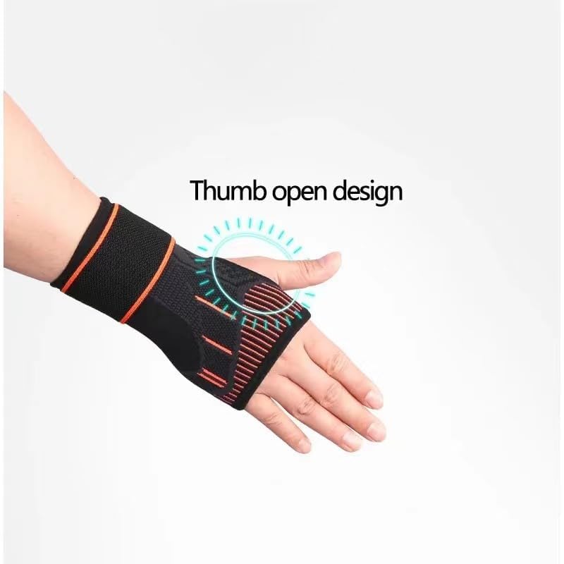 Wrist Support Brace, Adjustable Palm Support Wrap, Breathable Elastic Compression Band for Sports, Gym, Typing and Training, Daily Wrist Protection (Palm NO.7832) - image 3