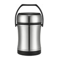 Lunch Box 1.6L Stainless Steel Vacuum Insulated Food Flask, Double Wall Airtight Thermos Container for Hot Cold Meals, Leak-Resistant Carrier, Work School Travel Picnic, HH-50, Black - image 1