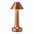 Table Lamp Led Desk Lamp, Touch Dimmable Metal Lamp, 3 Brightness Levels, Foldable Bedside Night Light, Eye Caring Reading Lamp for Bedroom (Rose Gold) - image 1