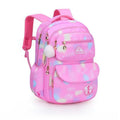 School Backpack, Cute Large Capacity Wear-Resistant Breathable Nylon Bag, Lightweight for Kids Teens Boys and Girls (Pink) - image 1