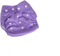 Baby Cloth Diapers Adjustable Reusable Cotton Pocket Nappies Washable Diaper for Babies Infants Toddlers Age 0 to 3 Years (Purple) - image 1