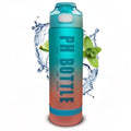 Sports Water Bottle 1 Litre with Time Markers, Motivational Water Bottle, BPA Free Leakproof Portable Drinking Bottle for Gym, Bike, Camping, Travel and Outdoor Use - image 1